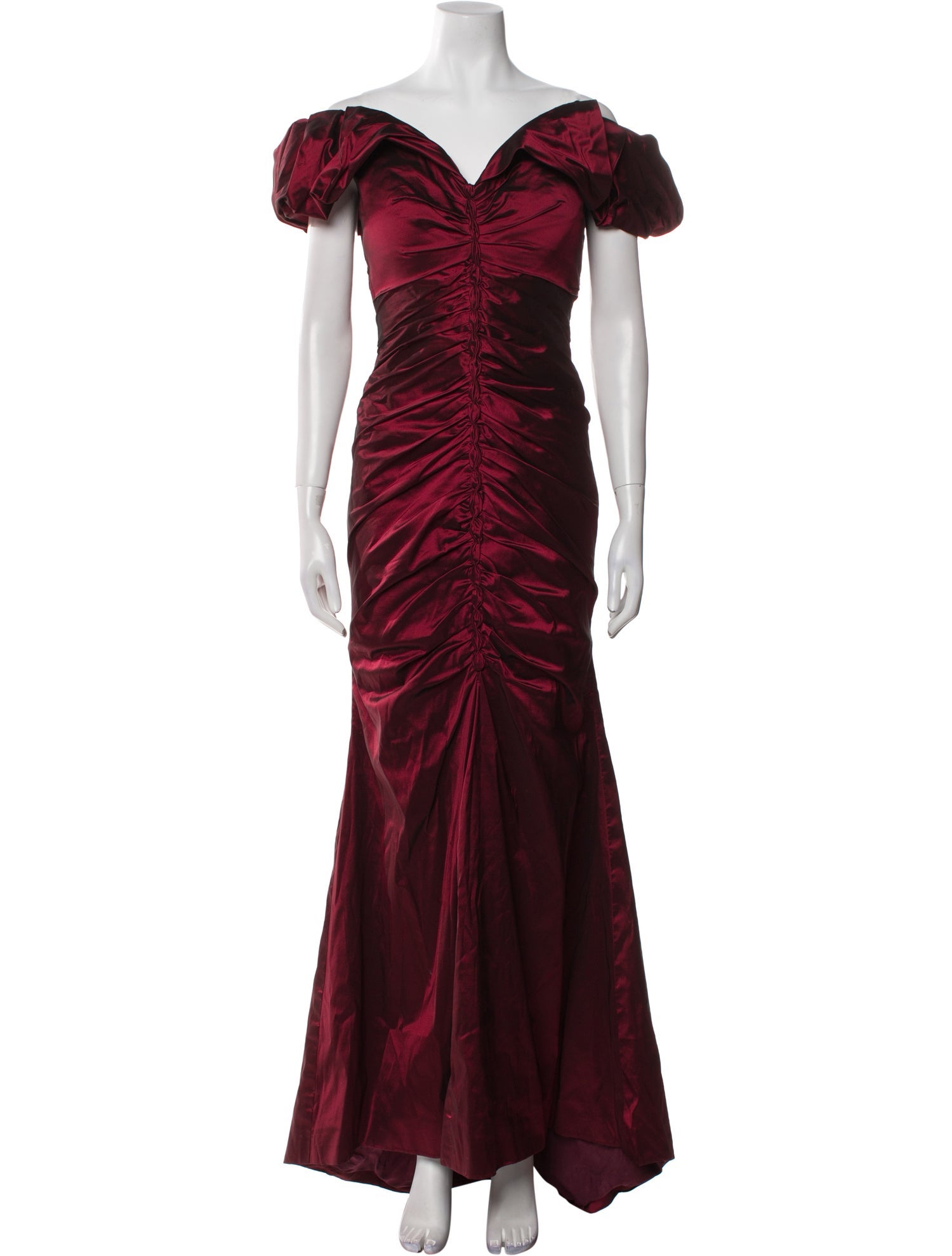 Rene Ruiz Off-The-Shoulder Long Dress