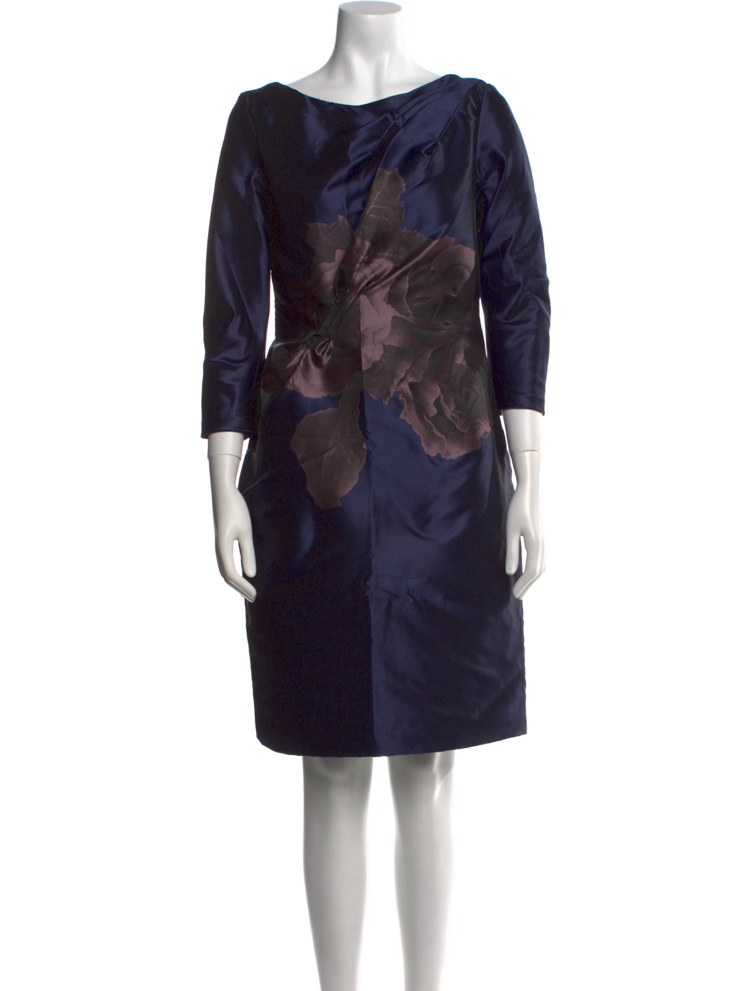 Rene Ruiz Leather Knee-Length Dress