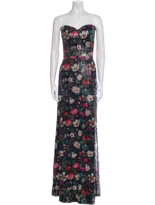 Rene Ruiz Printed Long Dress