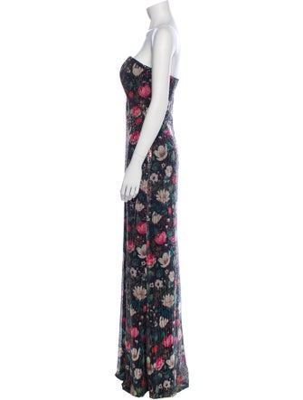 Rene Ruiz Printed Long Dress