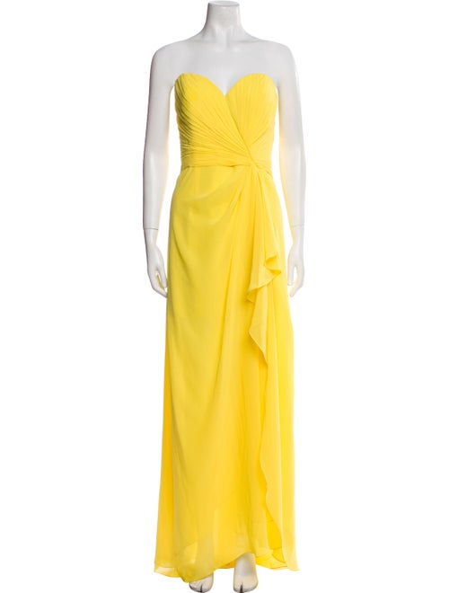Rene Ruiz Strapless Long Dress