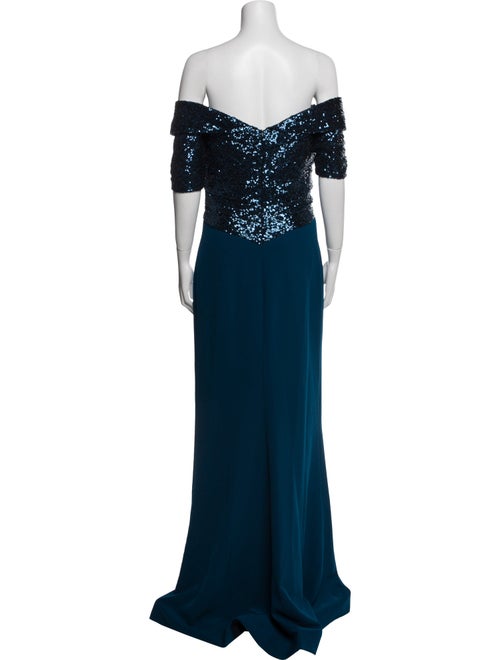 Rene Ruiz Off-The-Shoulder Long Dress