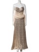 Rene Ruiz Strapless Long Dress