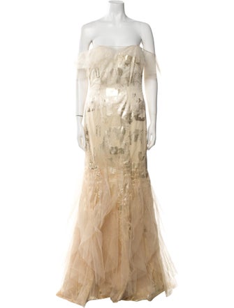 Rene Ruiz Printed Long Dress