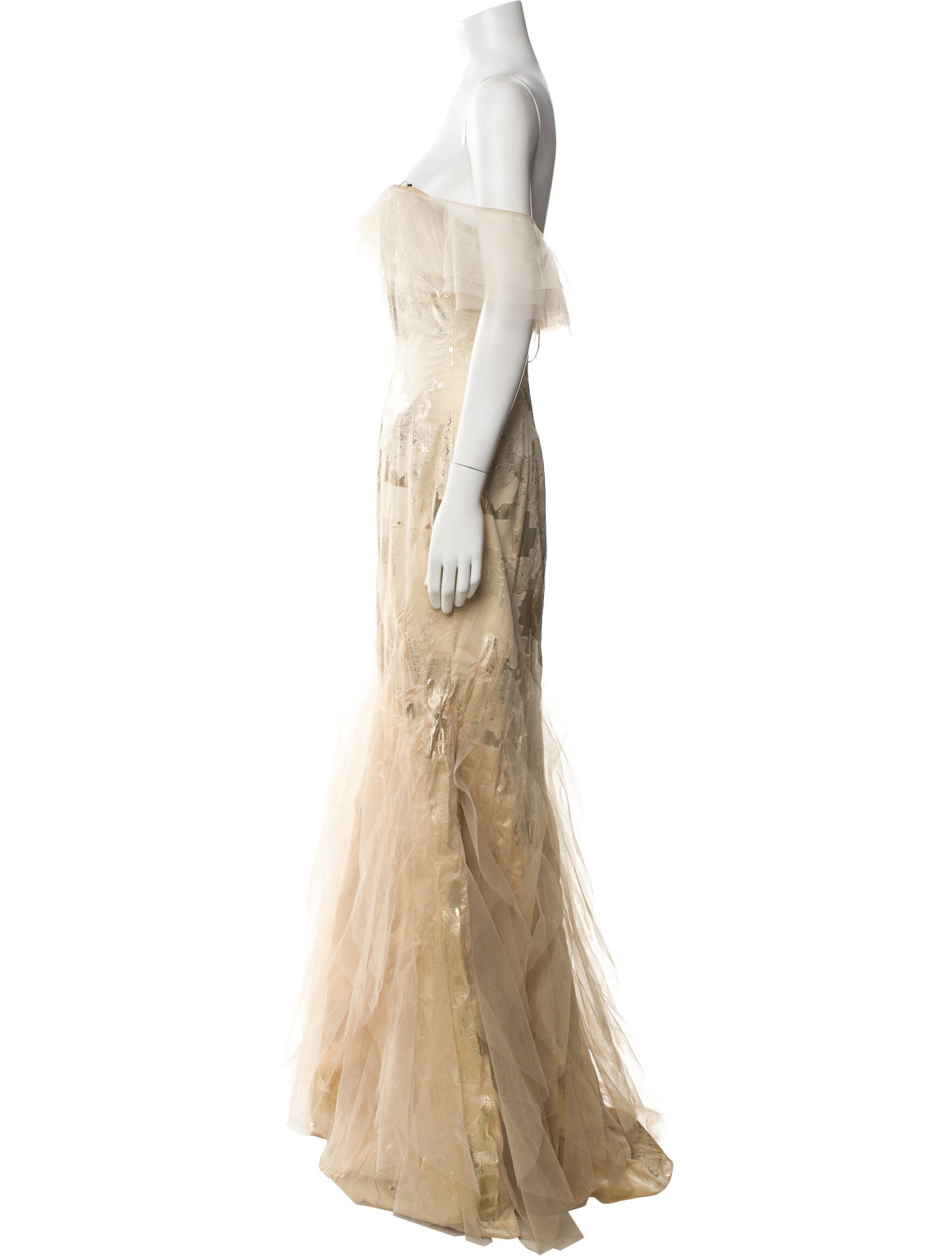 Rene Ruiz Printed Long Dress