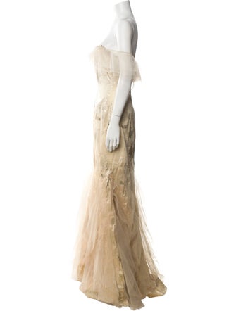 Rene Ruiz Printed Long Dress