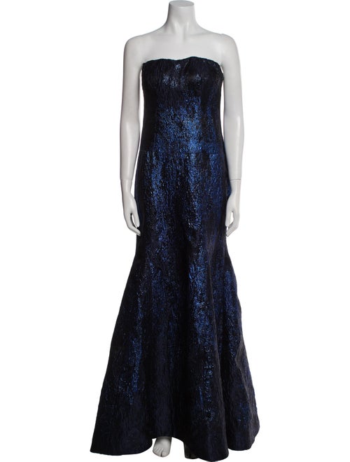 Rene Ruiz Strapless Long Dress