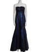 Rene Ruiz Strapless Long Dress