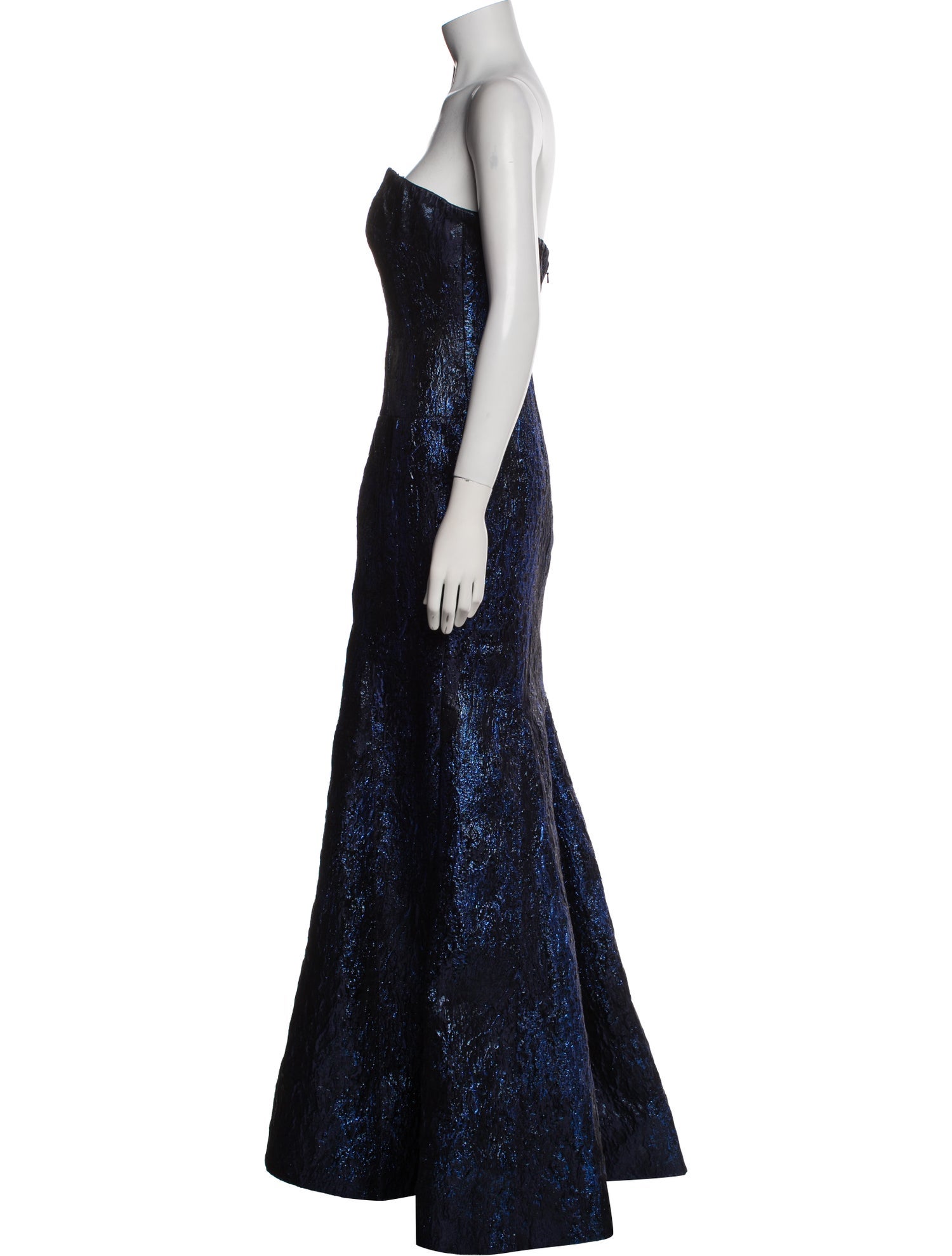 Rene Ruiz Strapless Long Dress