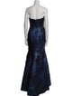 Rene Ruiz Strapless Long Dress