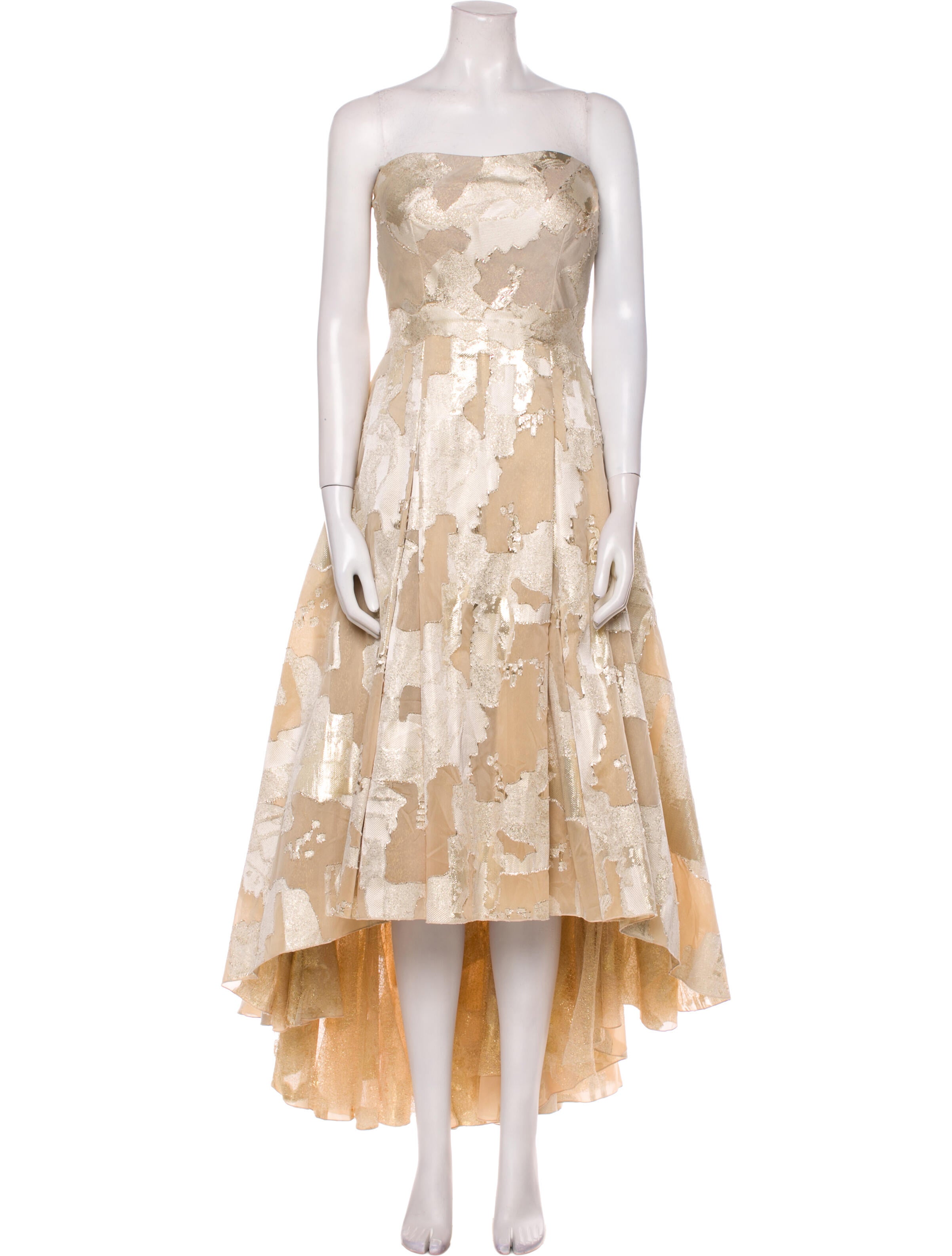 Rene Ruiz Strapless Long Dress