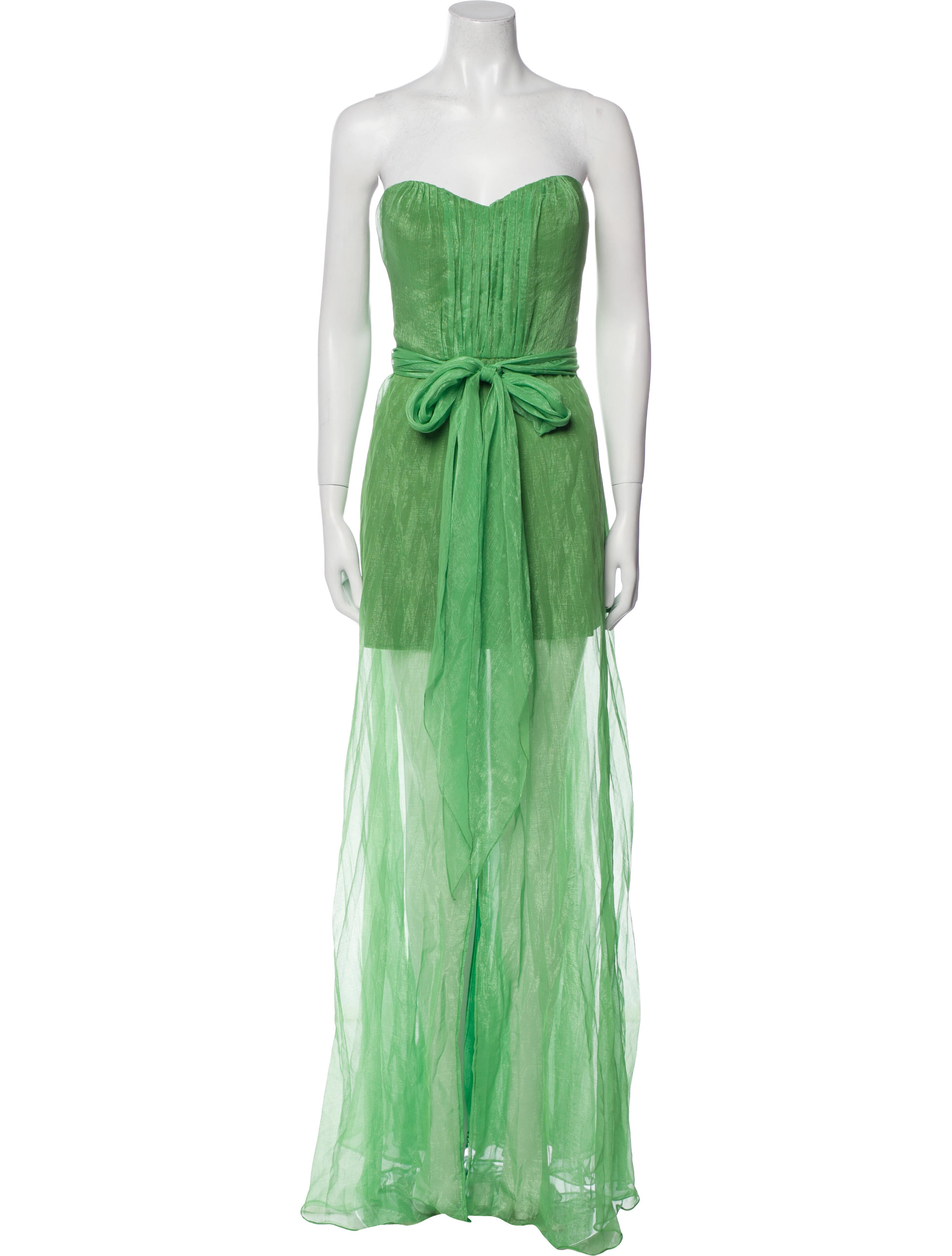 Rene Ruiz Strapless Long Dress