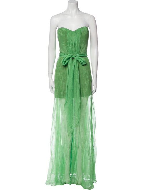 Rene Ruiz Strapless Long Dress