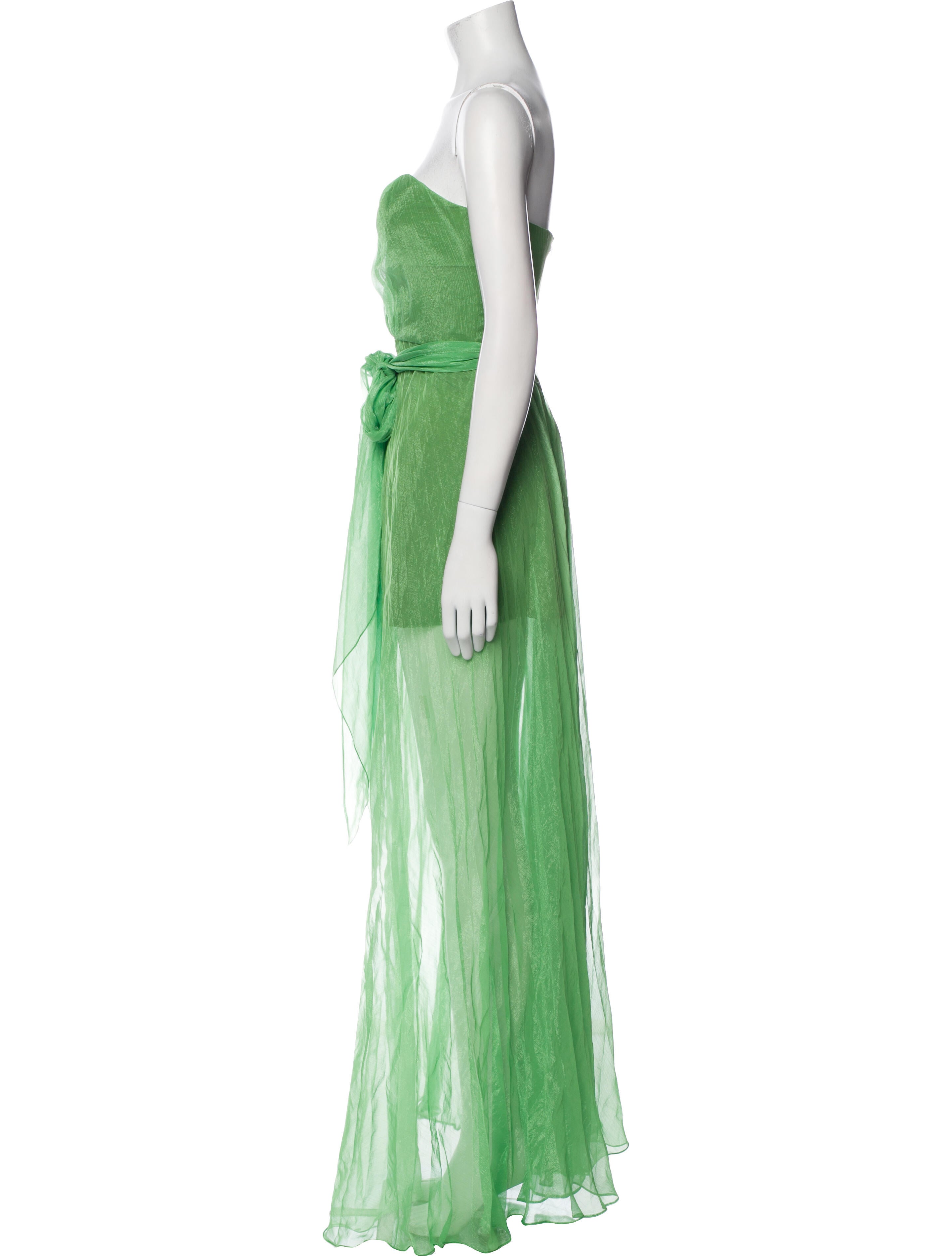Rene Ruiz Strapless Long Dress