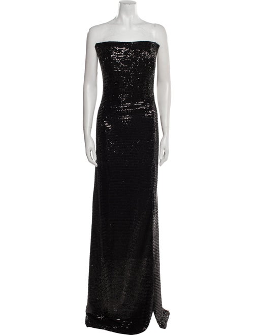 Rene Ruiz Strapless Long Dress