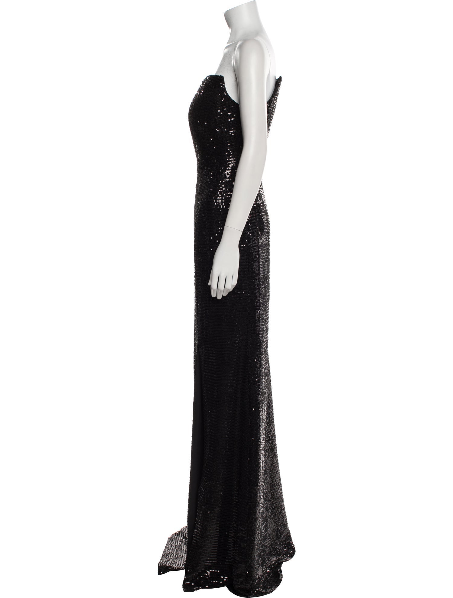 Rene Ruiz Strapless Long Dress