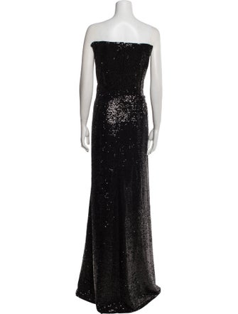 Rene Ruiz Strapless Long Dress