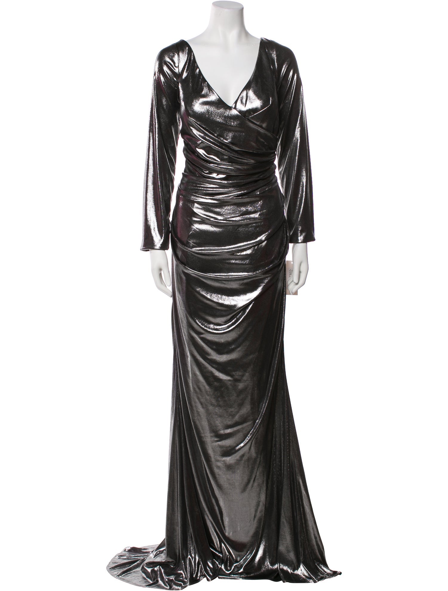 Rene Ruiz Cowl Neck Long Dress w/ Tags