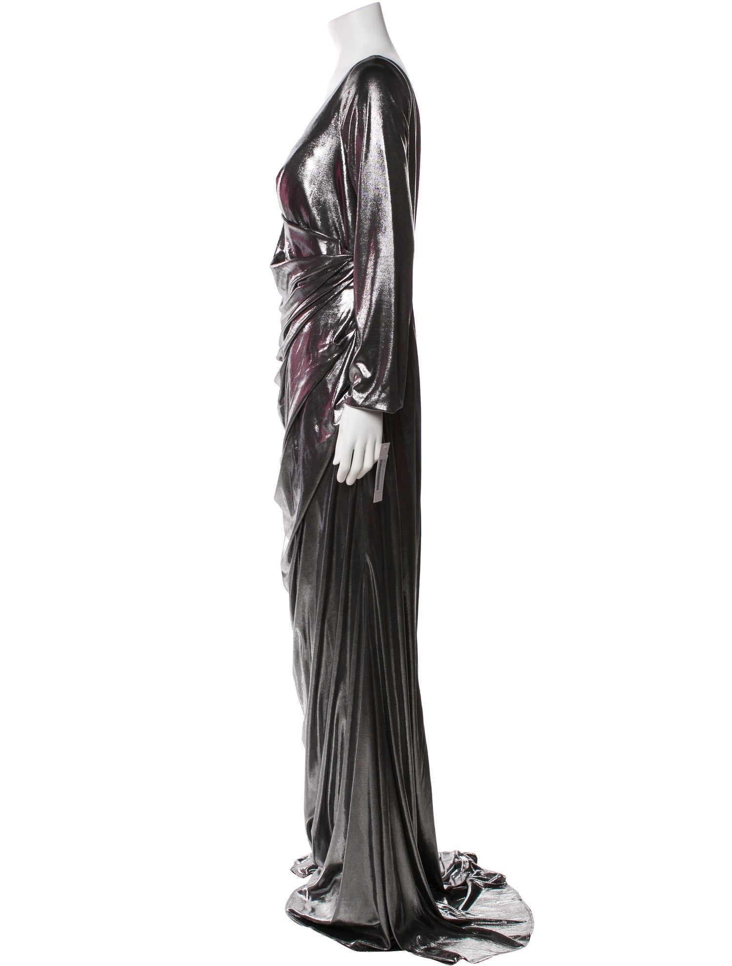 Rene Ruiz Cowl Neck Long Dress w/ Tags