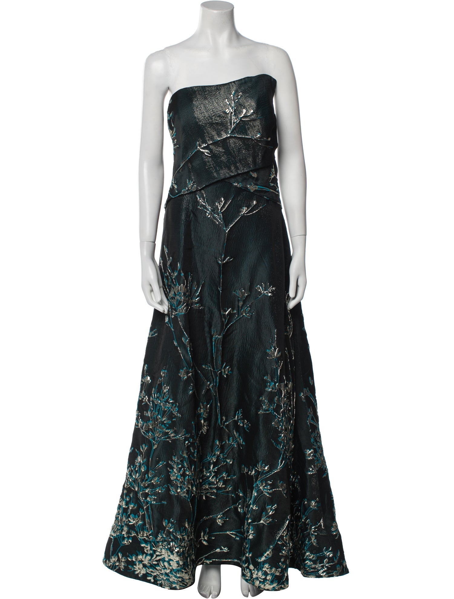 Rene Ruiz Printed Long Dress