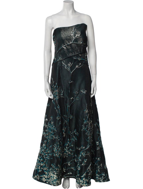 Rene Ruiz Printed Long Dress