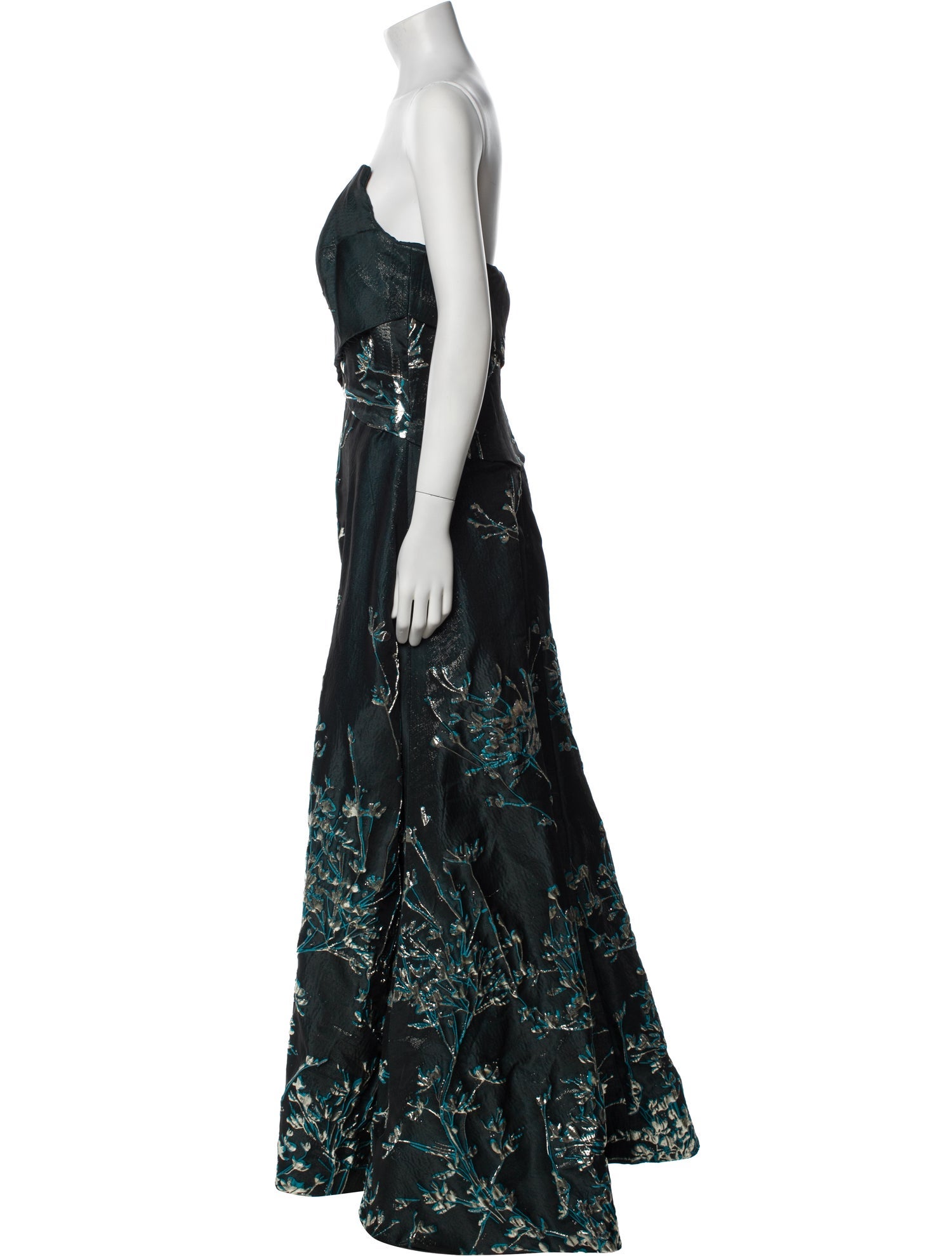 Rene Ruiz Printed Long Dress
