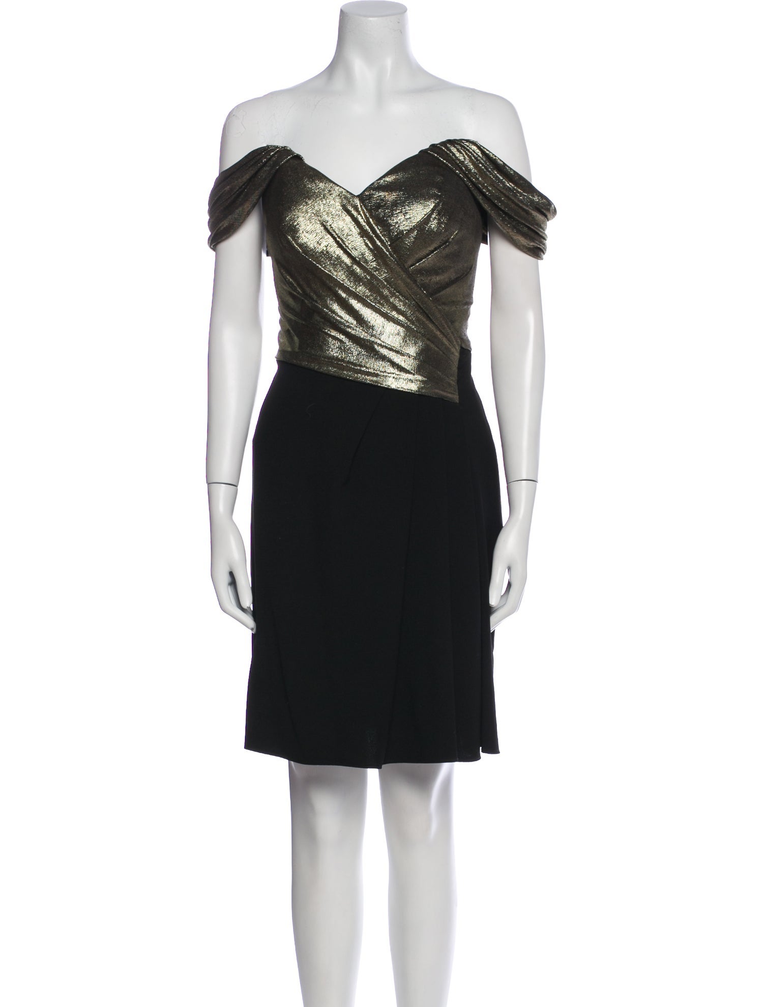 Rene Ruiz Printed Knee-Length Dress