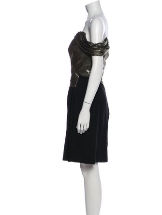 Rene Ruiz Printed Knee-Length Dress