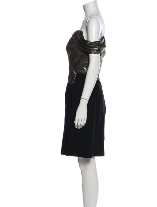 Rene Ruiz Printed Knee-Length Dress