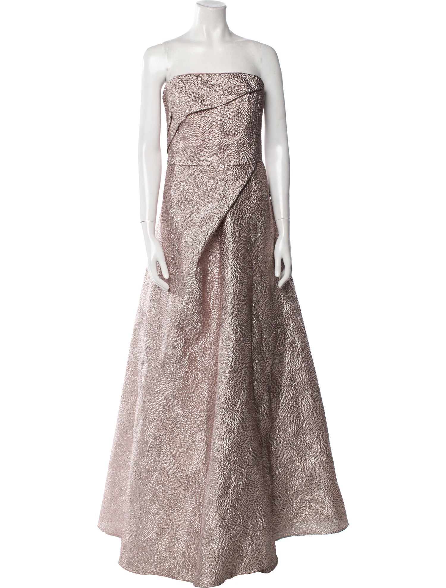 Rene Ruiz Strapless Long Dress