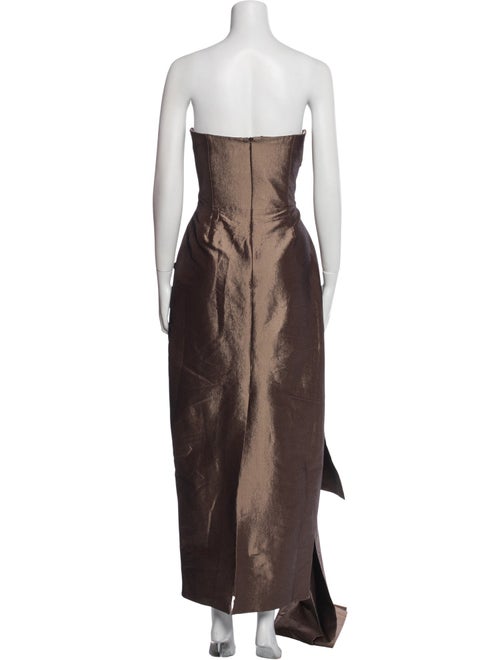 Rene Ruiz Strapless Long Dress