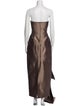 Rene Ruiz Strapless Long Dress