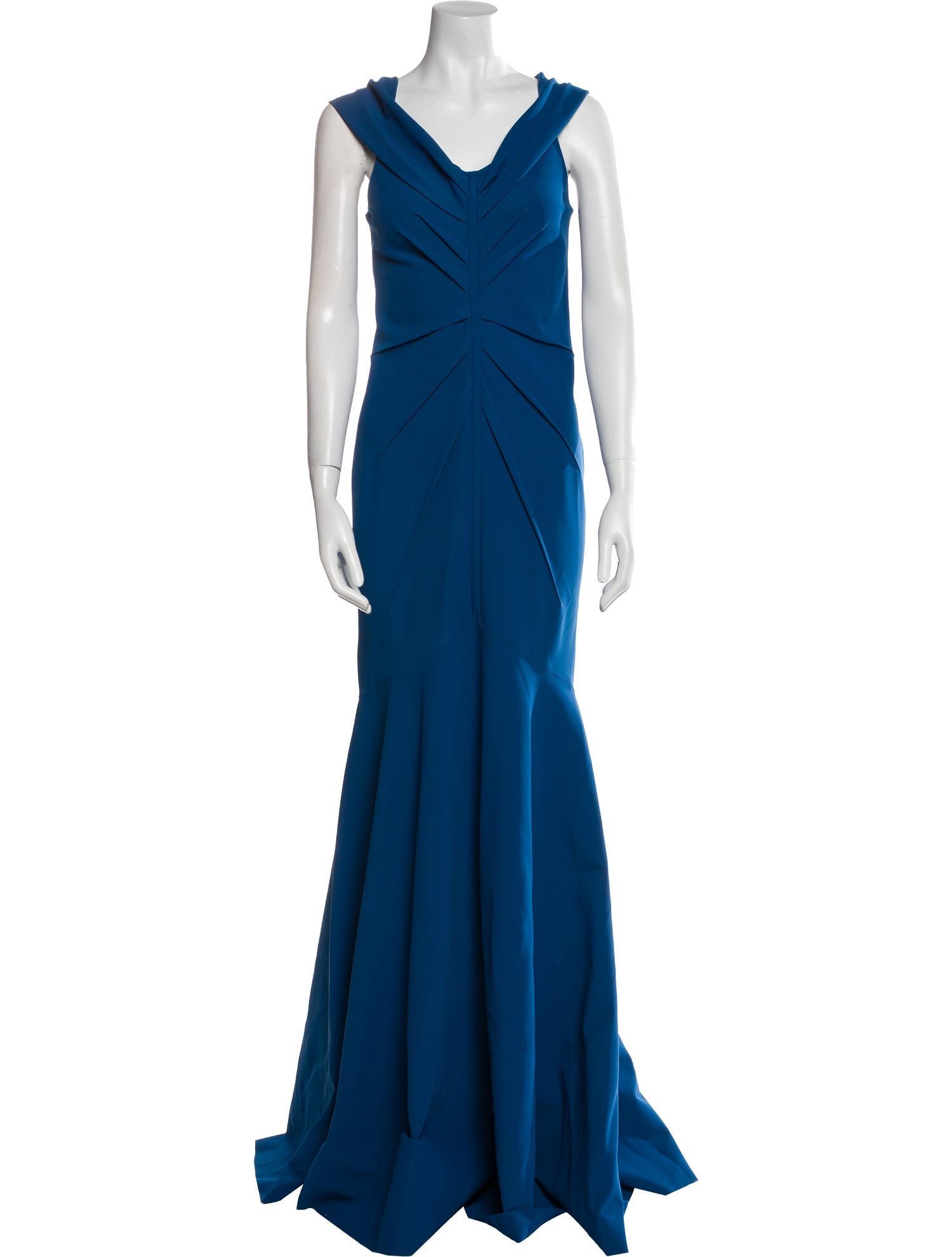 Rene Ruiz V-Neck Long Dress
