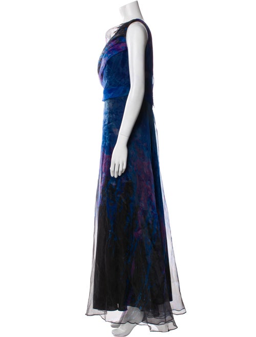 Rene Ruiz Printed Long Dress