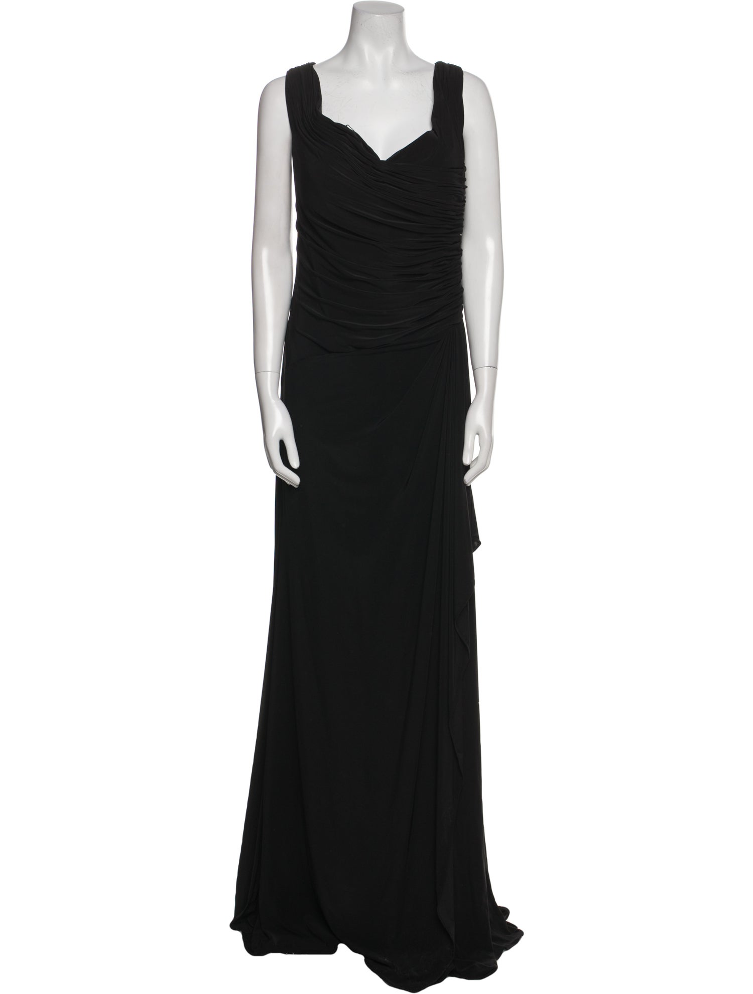 Rene Ruiz Cowl Neck Long Dress