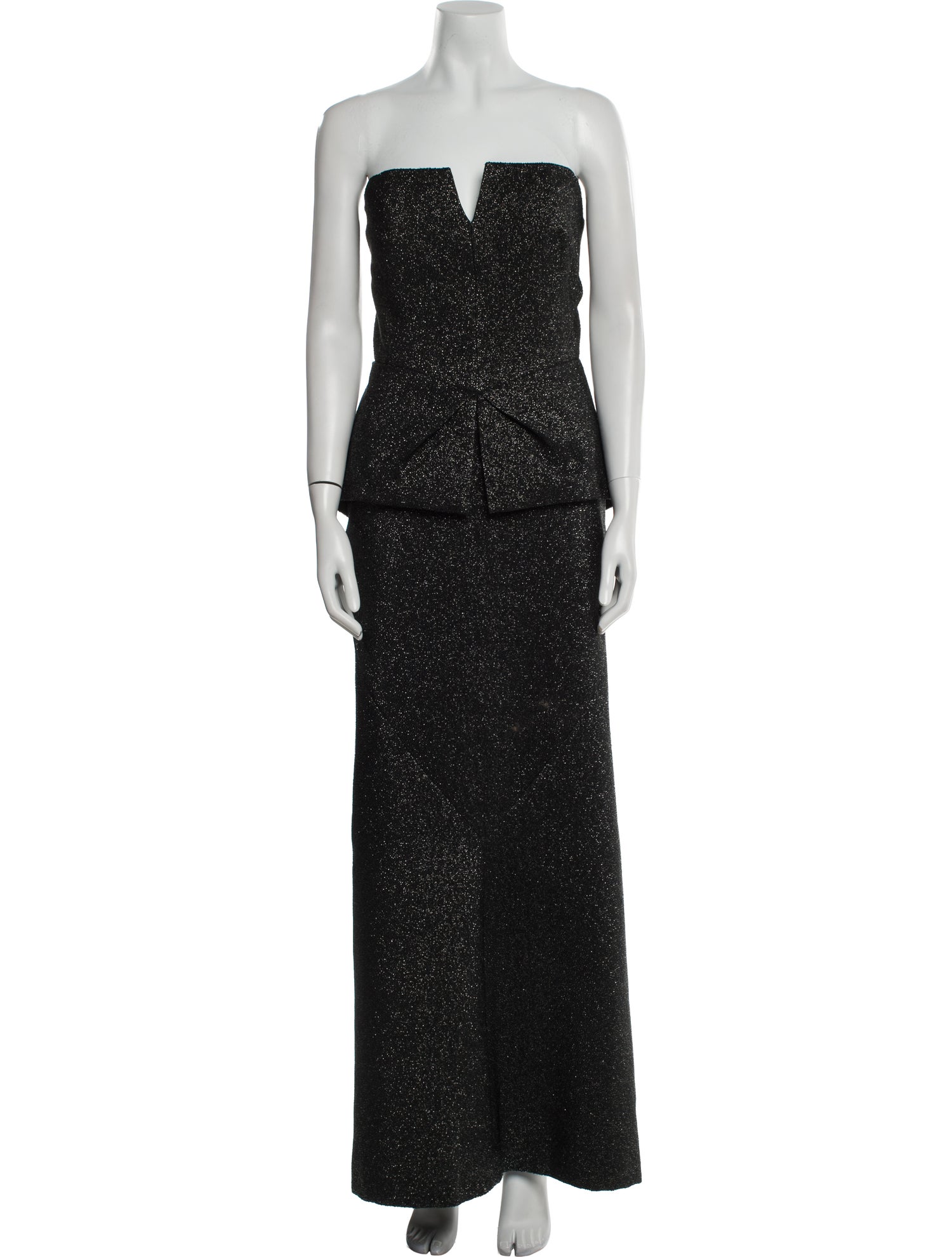 Rene Ruiz Strapless Long Dress