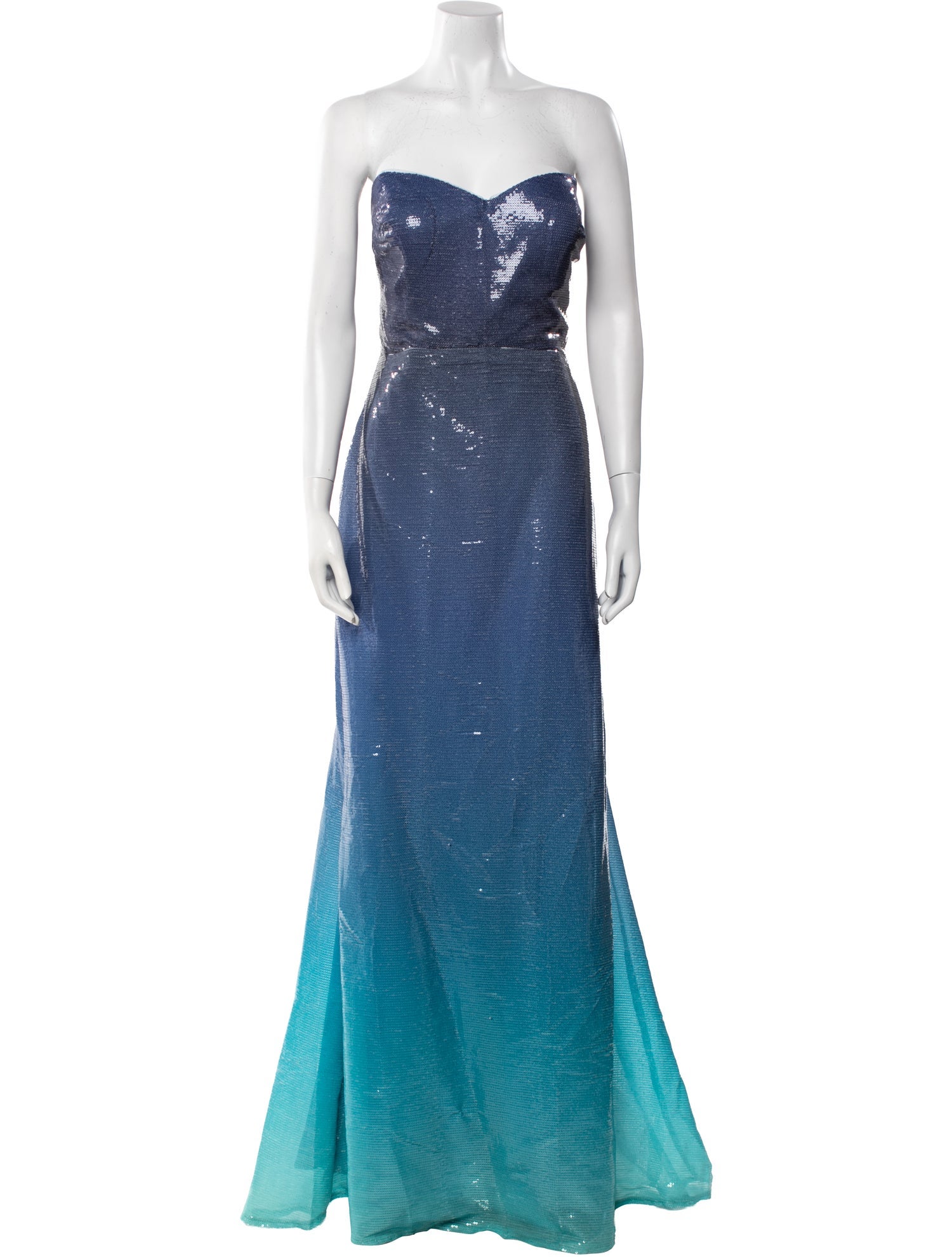 Rene Ruiz Strapless Long Dress