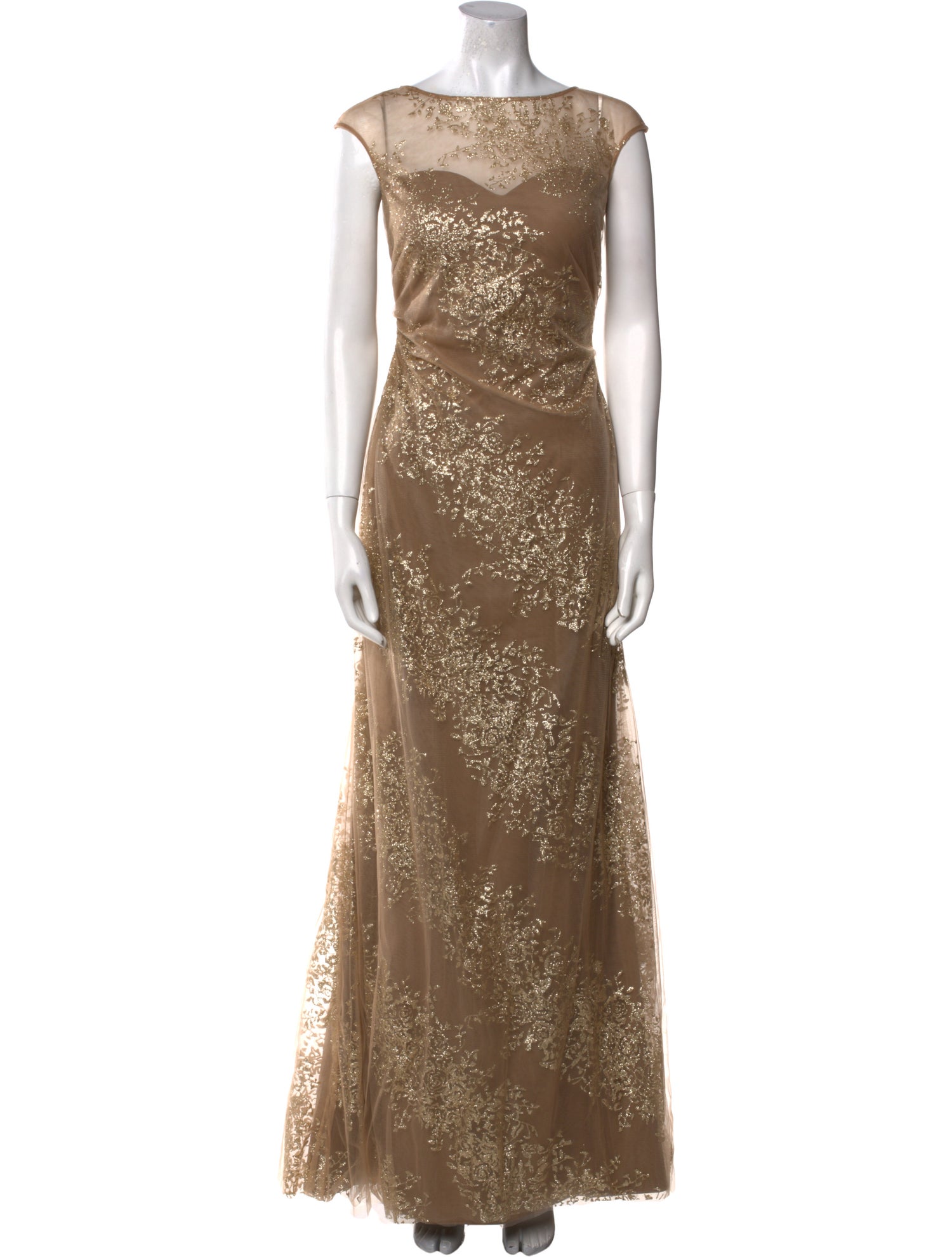 Rene Ruiz Printed Long Dress w/ Tags