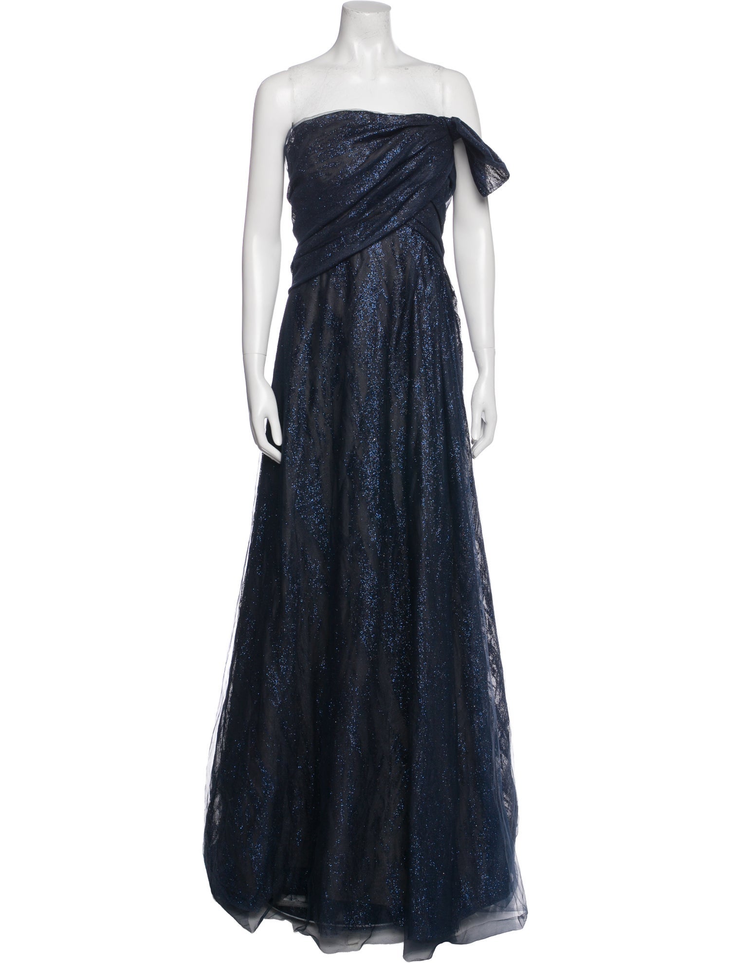 Rene Ruiz Strapless Long Dress