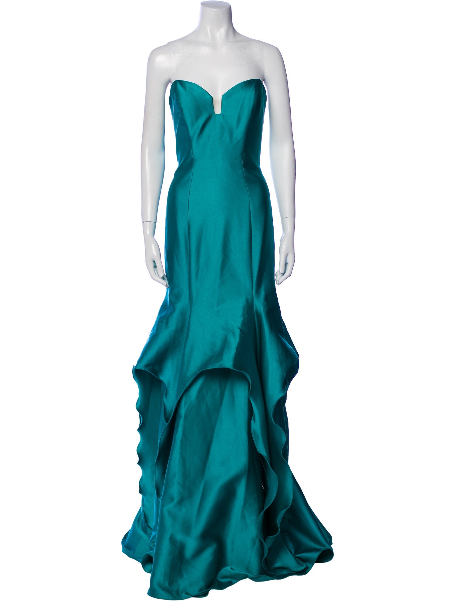 Rene Ruiz Strapless Long Dress