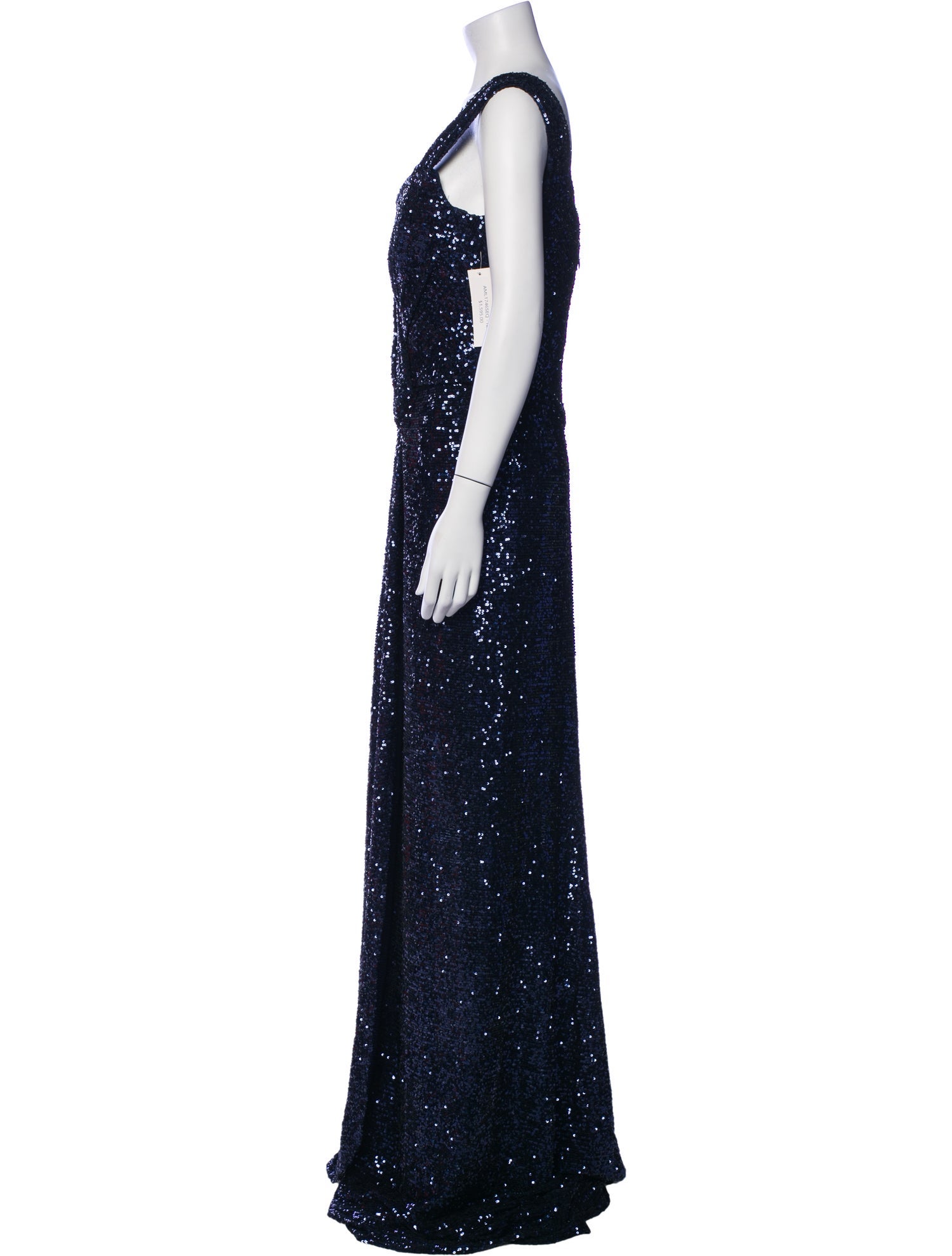 Rene Ruiz V-Neck Long Dress
