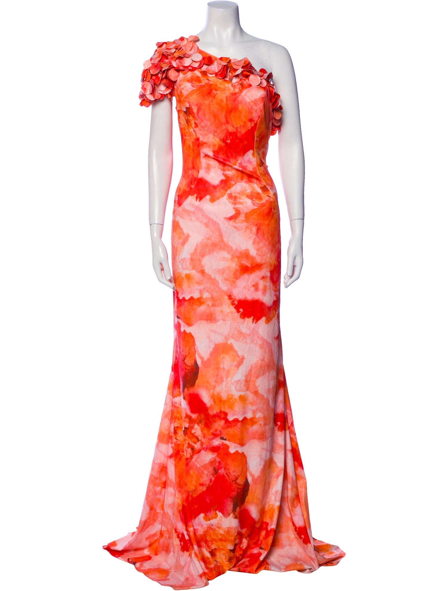 Rene Ruiz Floral Print Long Dress w/ Tags