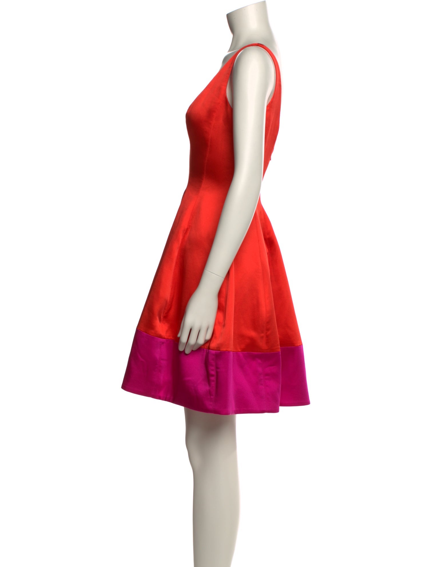 Rene Ruiz Scoop Neck Mini Dress