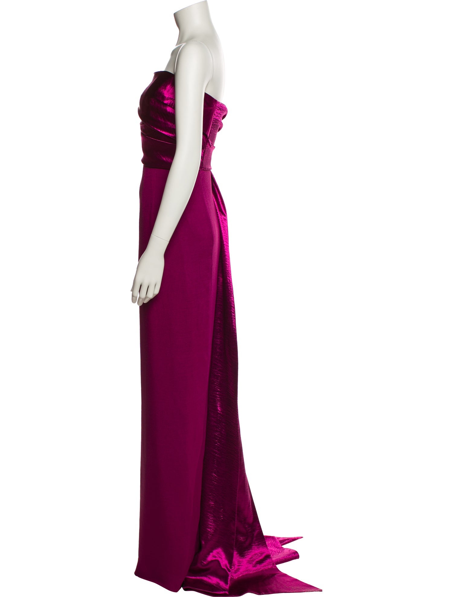 Rene Ruiz Strapless Long Dress
