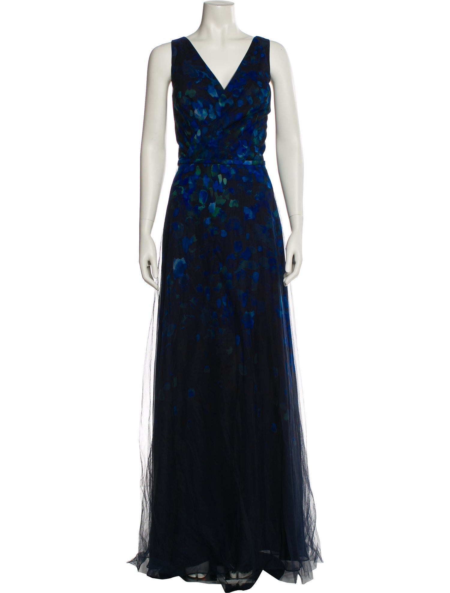 Rene Ruiz Printed Long Dress