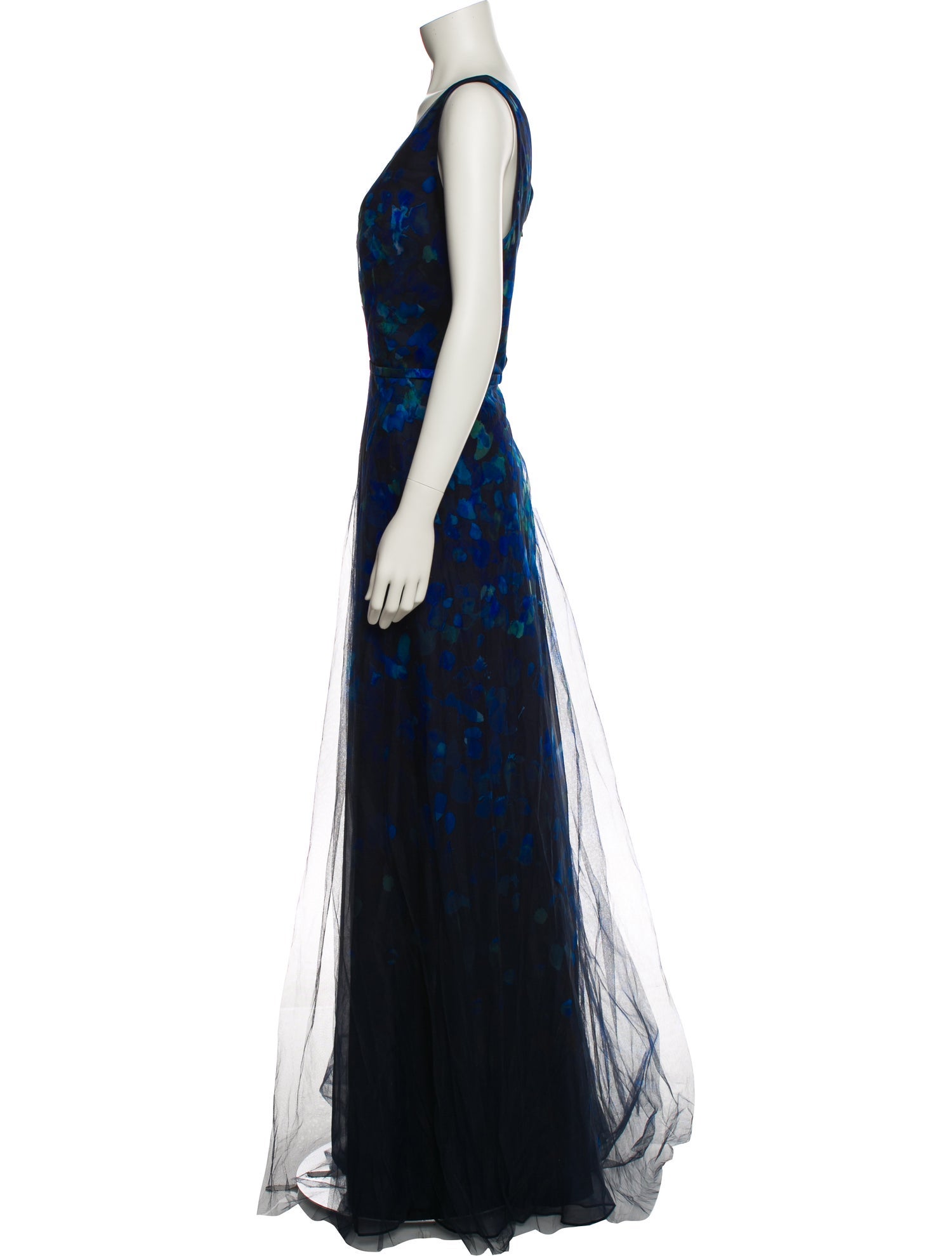 Rene Ruiz Printed Long Dress