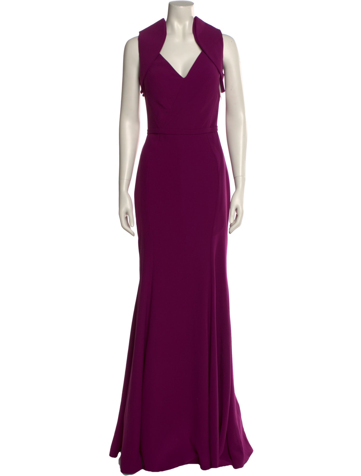 Rene Ruiz V-Neck Long Dress