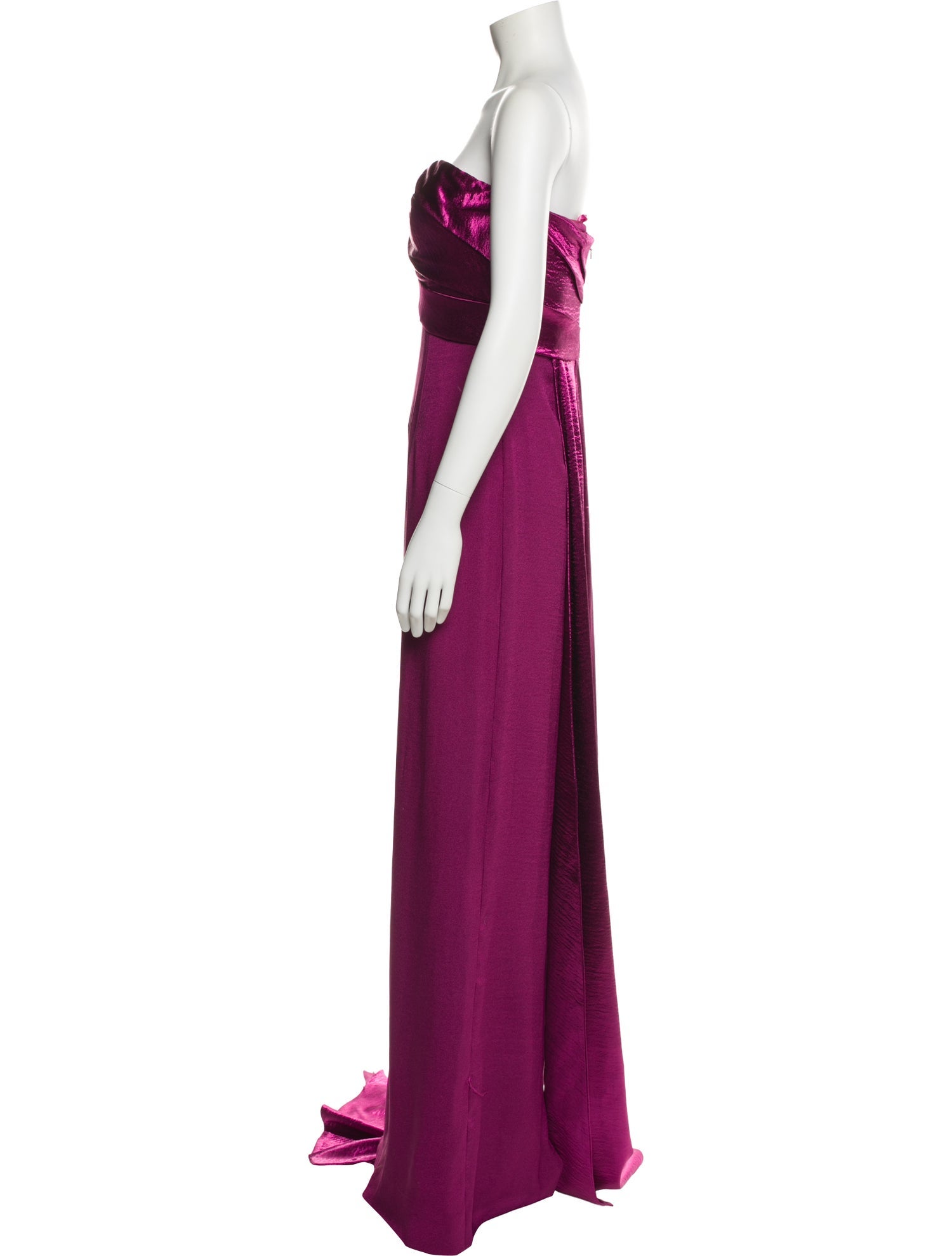 Rene Ruiz Silk Long Dress