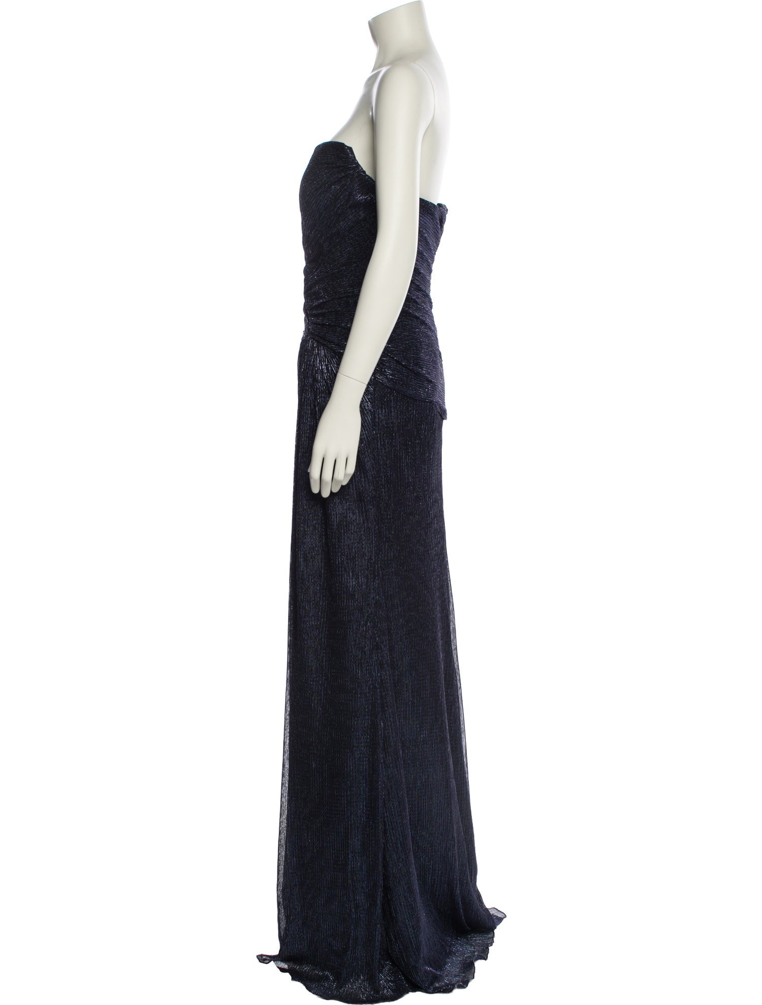 Rene Ruiz Strapless Long Dress