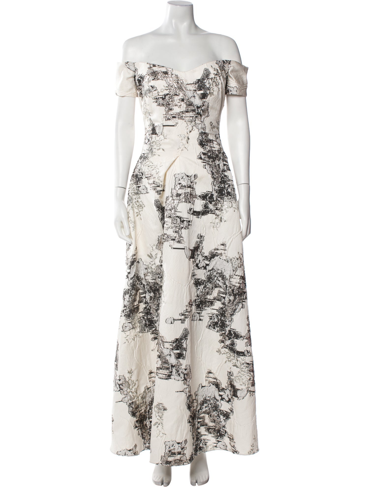 Rene Ruiz Printed Long Dress